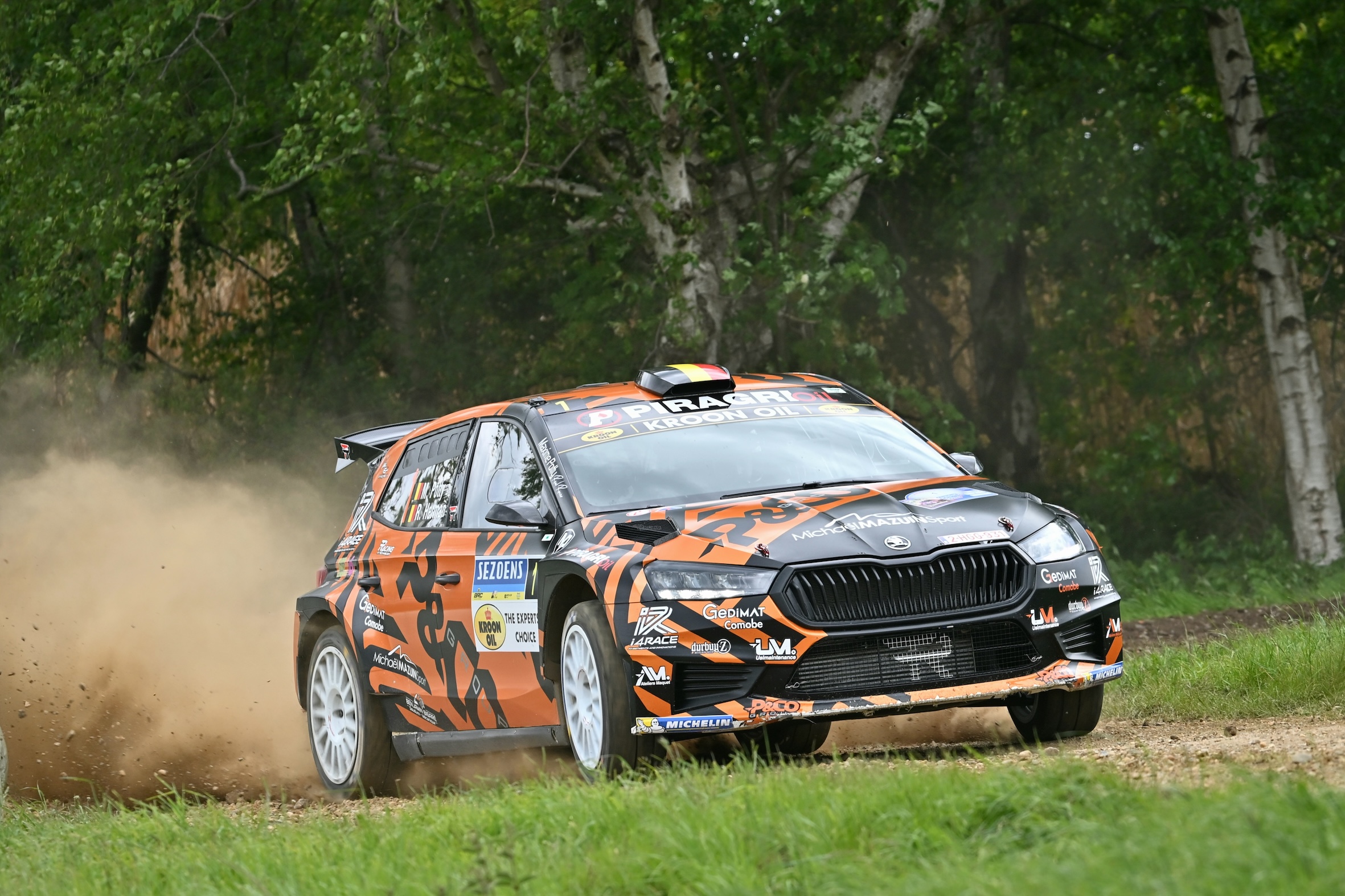 Maxime Potty van start tot finish de beste in de Sezoensrally
